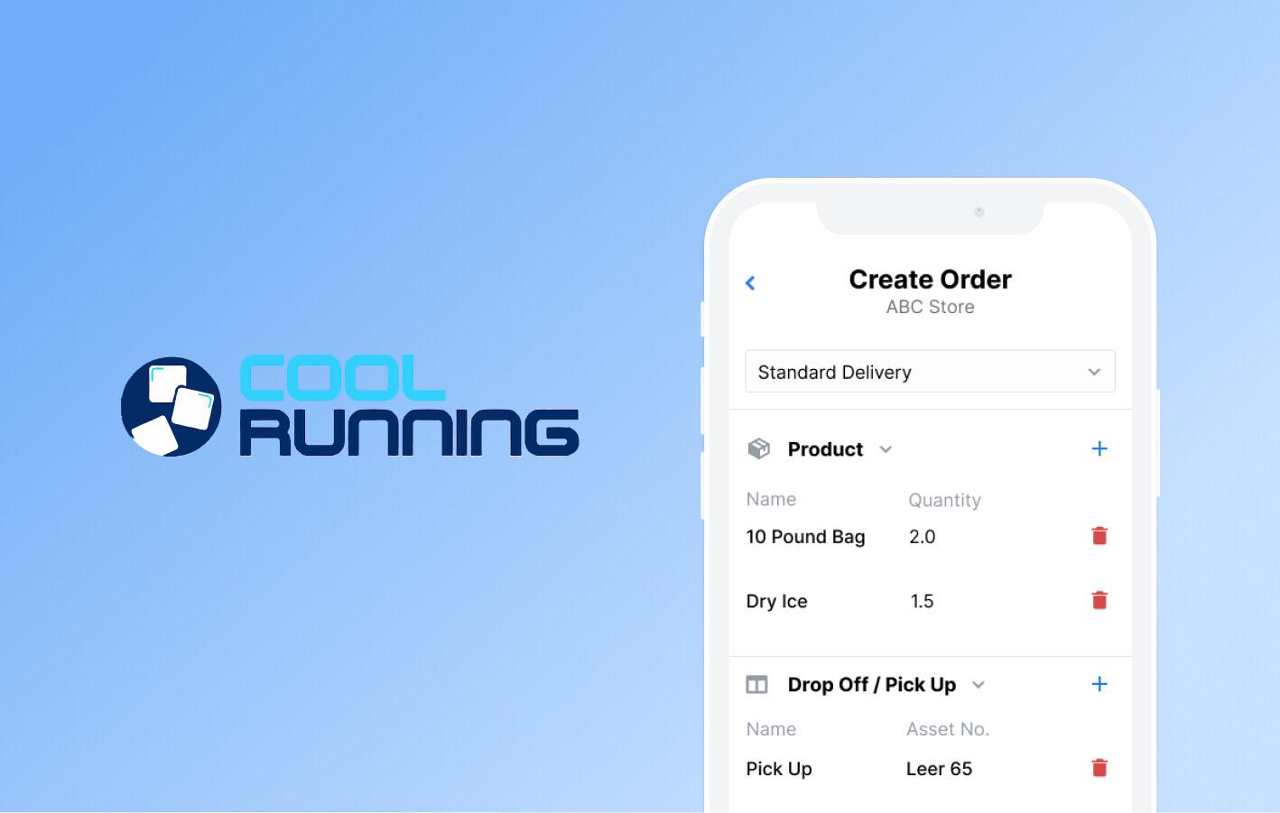 Cool Running logistic management application
